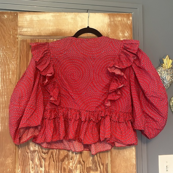 RHODE Short Sleeve Elodie Top - L - Picture 8 of 8